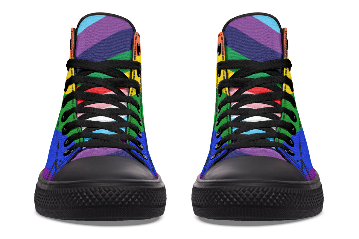 Bien Supportive High Tops ( Black or White Sole )