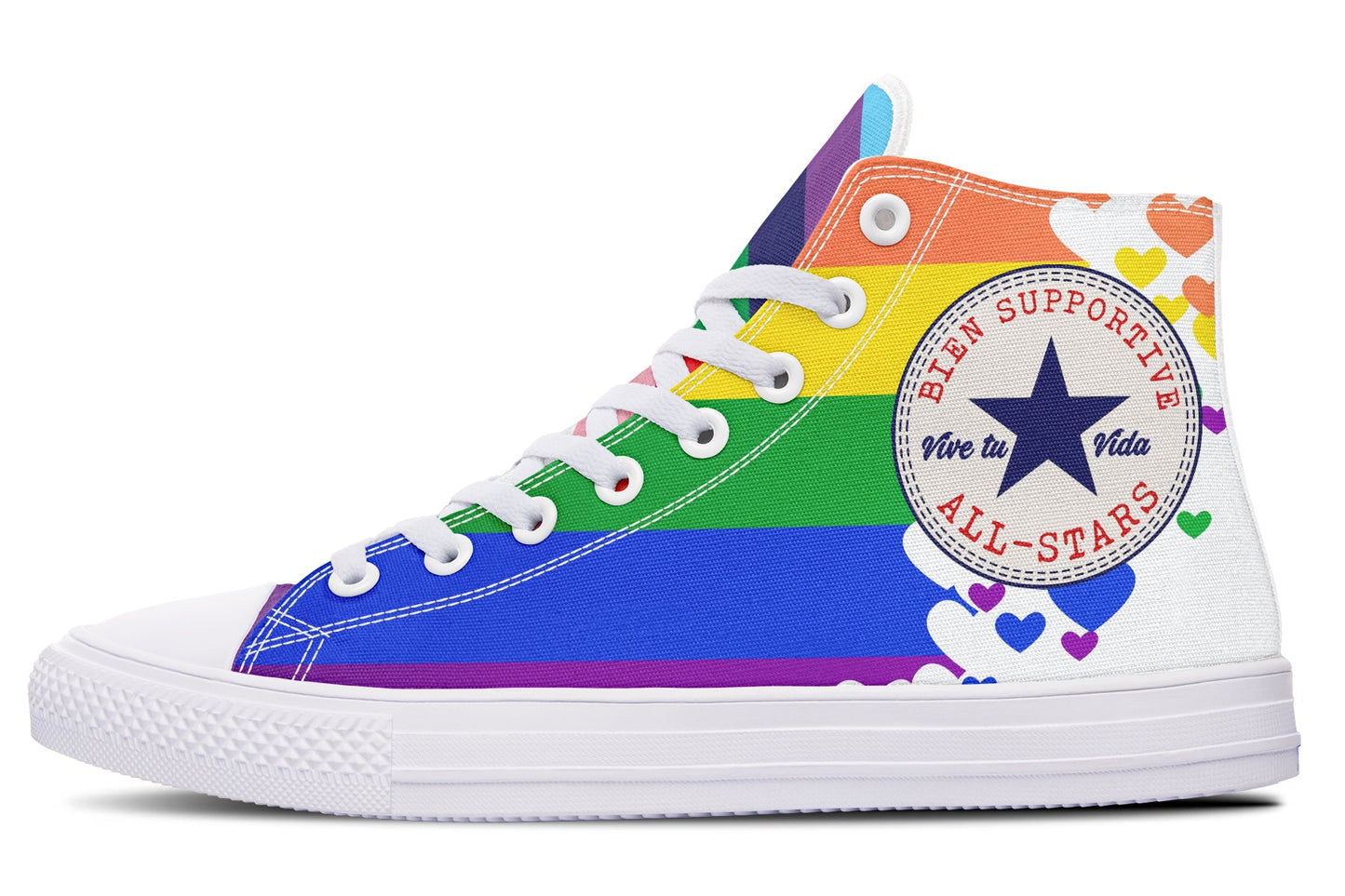 Bien Supportive High Tops ( Black or White Sole )