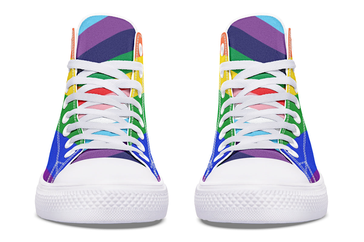 Bien Supportive High Tops ( Black or White Sole )