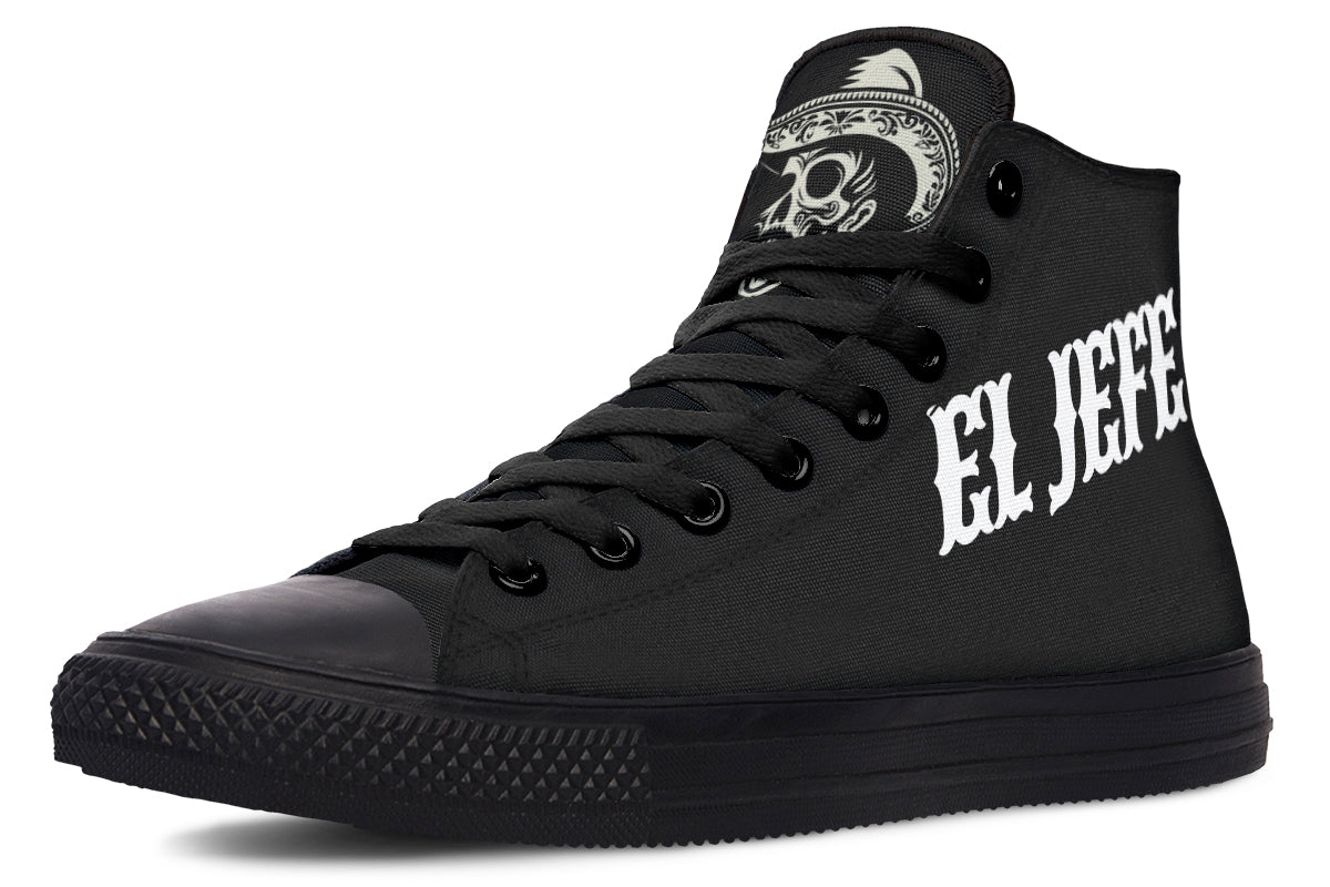 OG El Jefe Onyx High Tops ( Black or White Sole ) 2 For 1