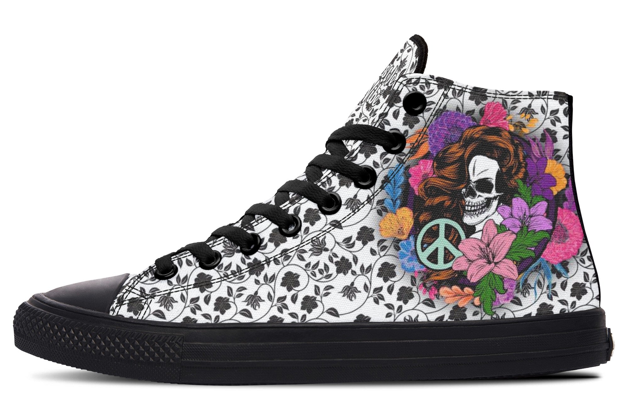 Hightops Gypsy Skull Peace test0929 B