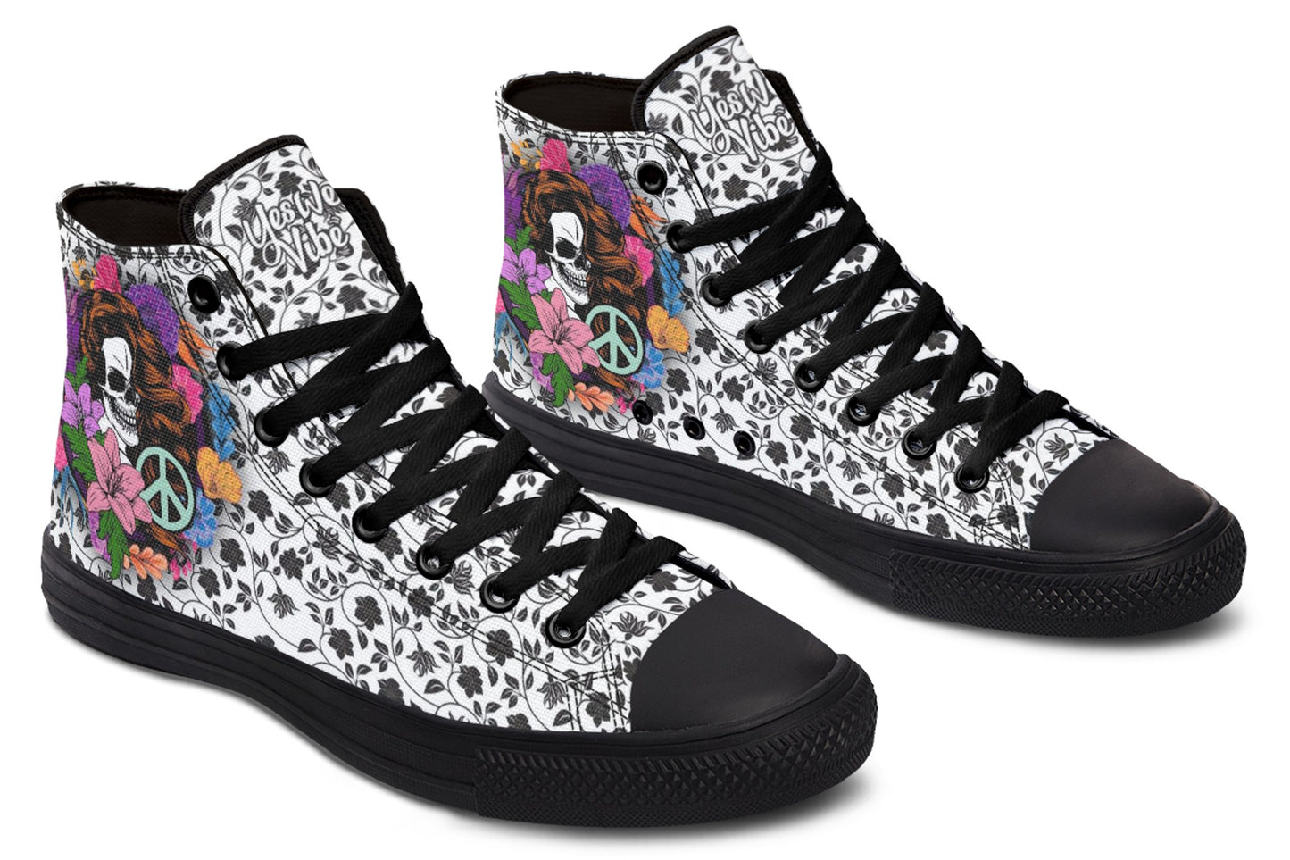 Hightops Gypsy Skull Peace test0929 B