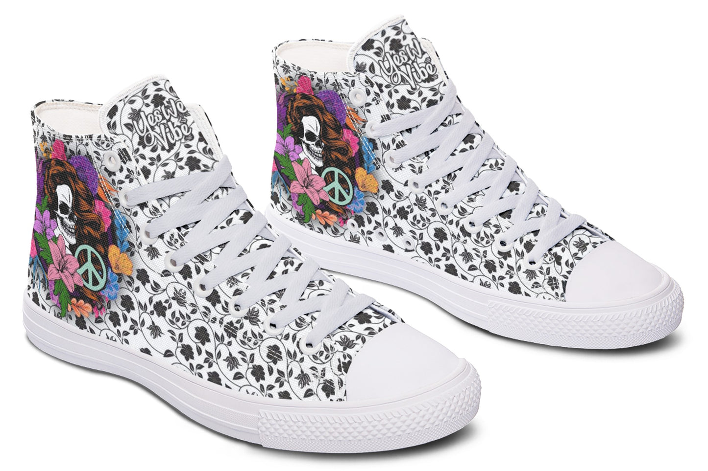 Hightops Gypsy Skull Peace test0929 B