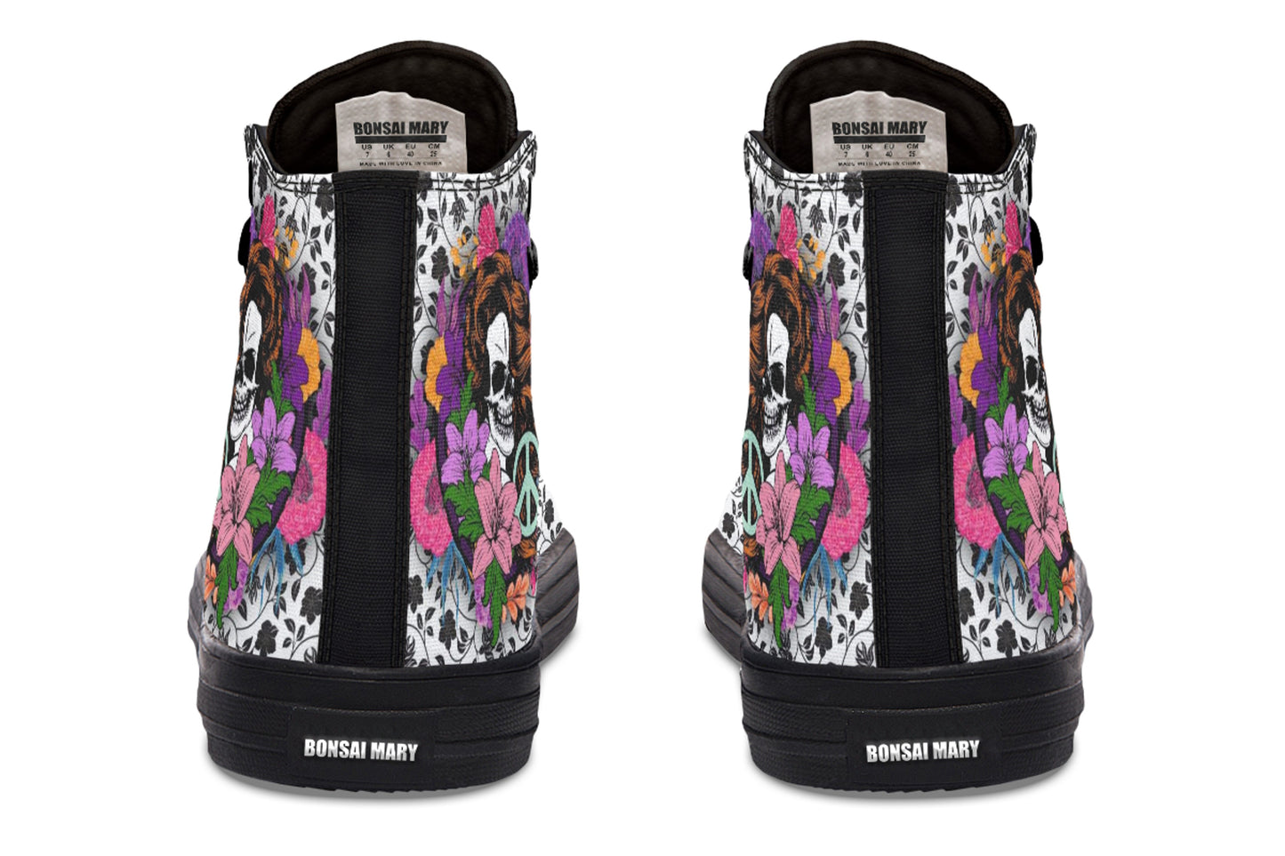 Hightops Gypsy Skull Peace test0929 E