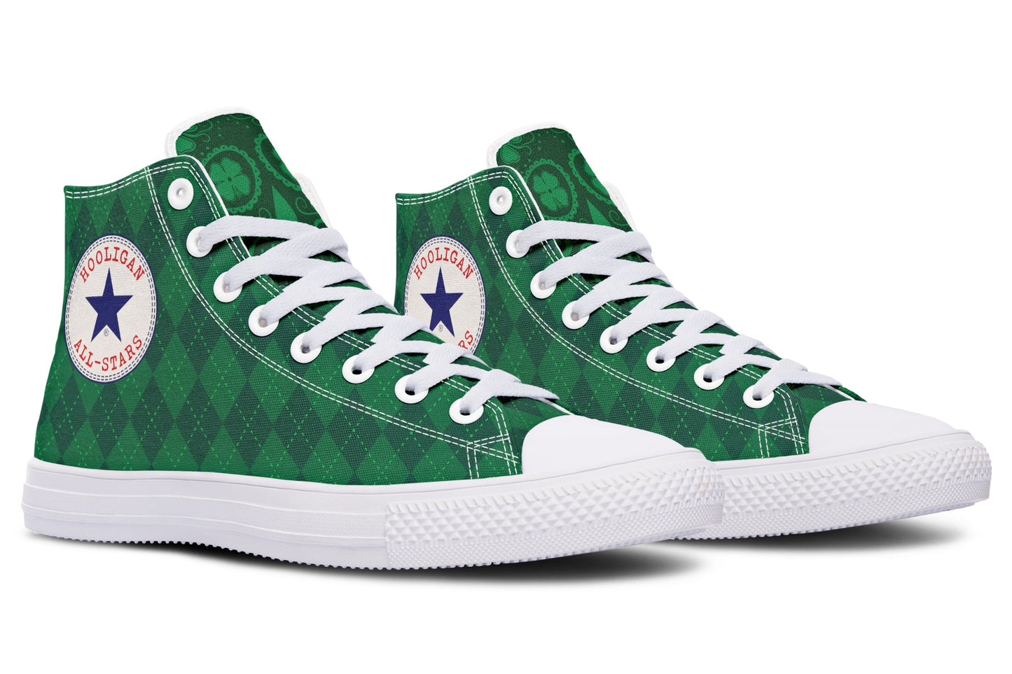 Hooligan ALLSTARS 2024 High Tops ( Black or White Sole ) 2 For 1
