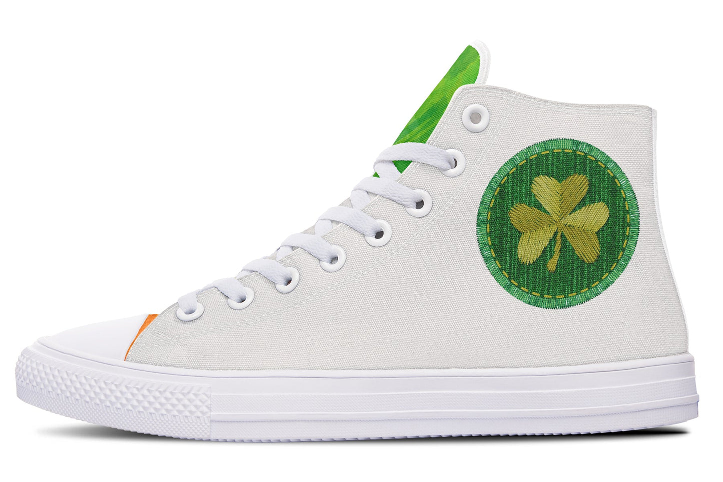 Irish Printed Patch High Tops ( Black or White Sole ) 2 For 1