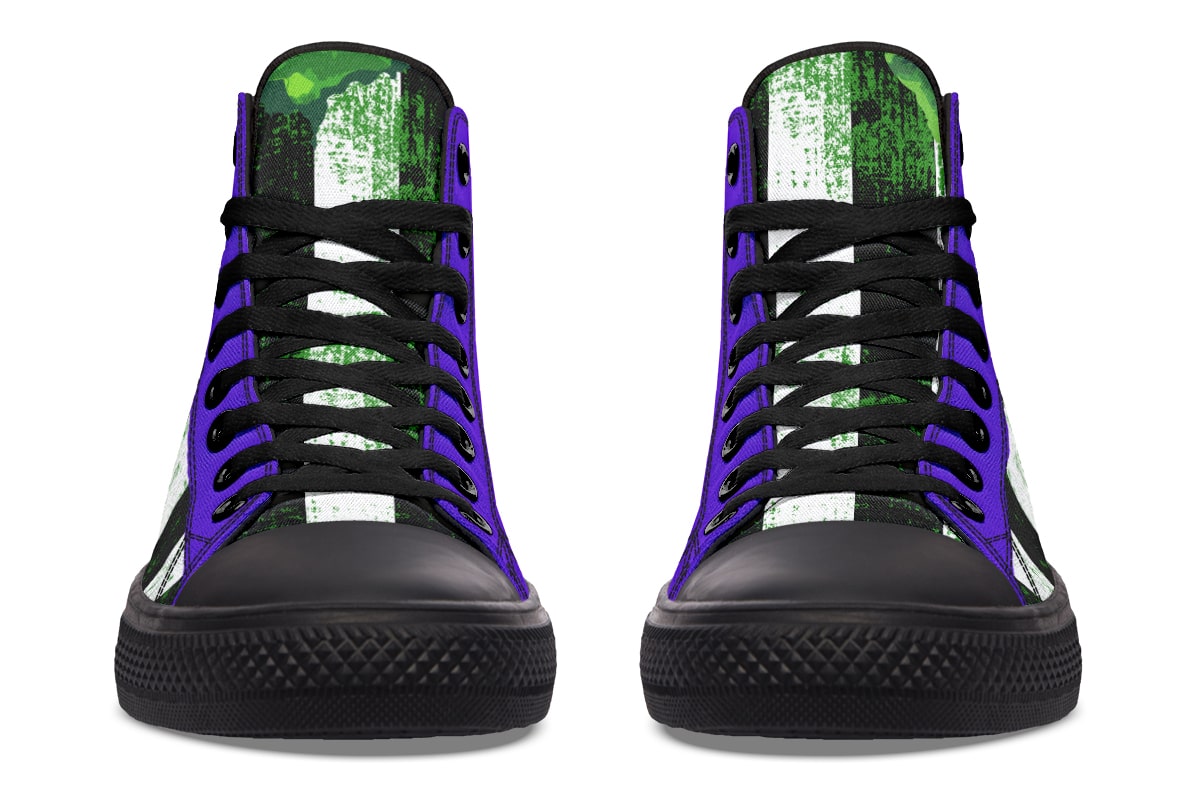 Never Trust The Living High Tops (Black or White Sole)
