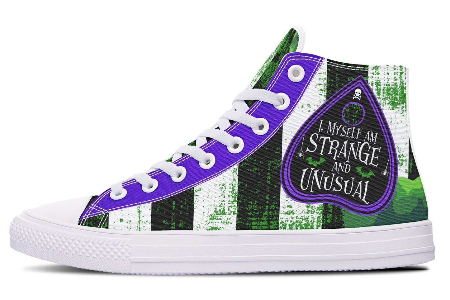 Never Trust The Living High Tops (Black or White Sole)