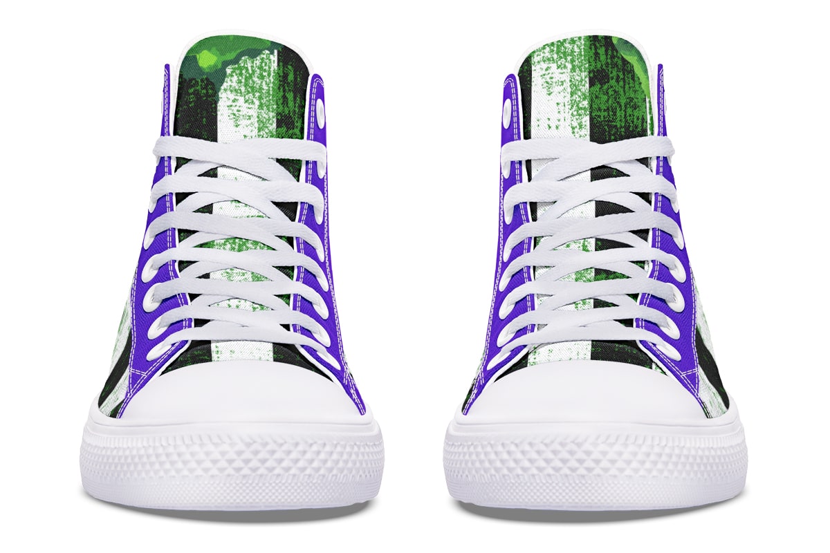 Never Trust The Living High Tops (Black or White Sole)