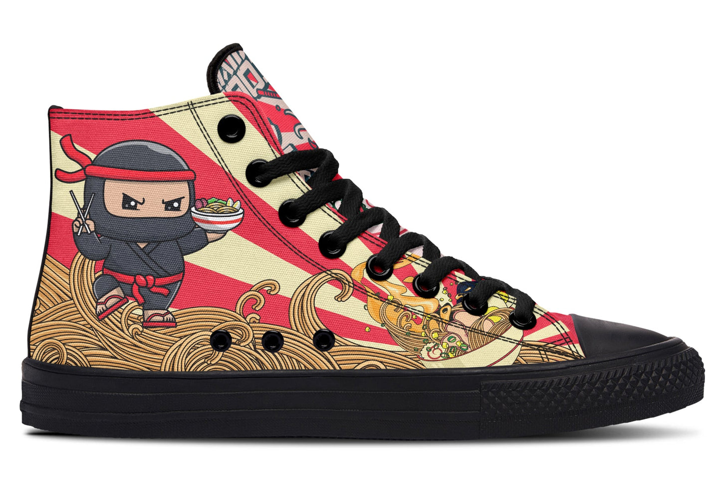 Noodles High Tops ( Black or White Sole ) 2 For 1
