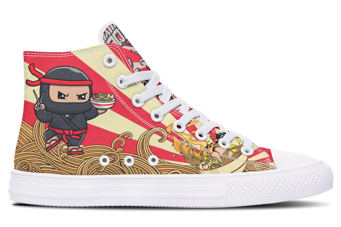 Noodles High Tops ( Black or White Sole ) 2 For 1