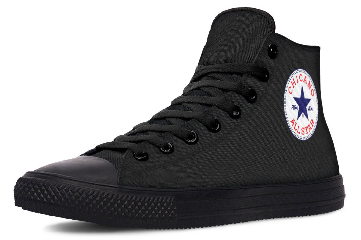 OG Chicano All Star Black ( Black or White Sole ) 2 For 1