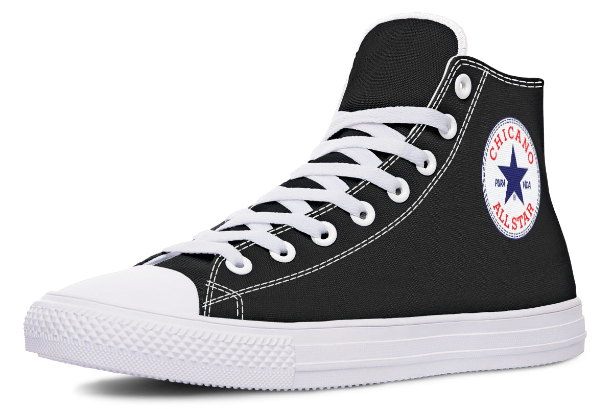 OG Chicano All Star Black ( Black or White Sole ) 2 For 1
