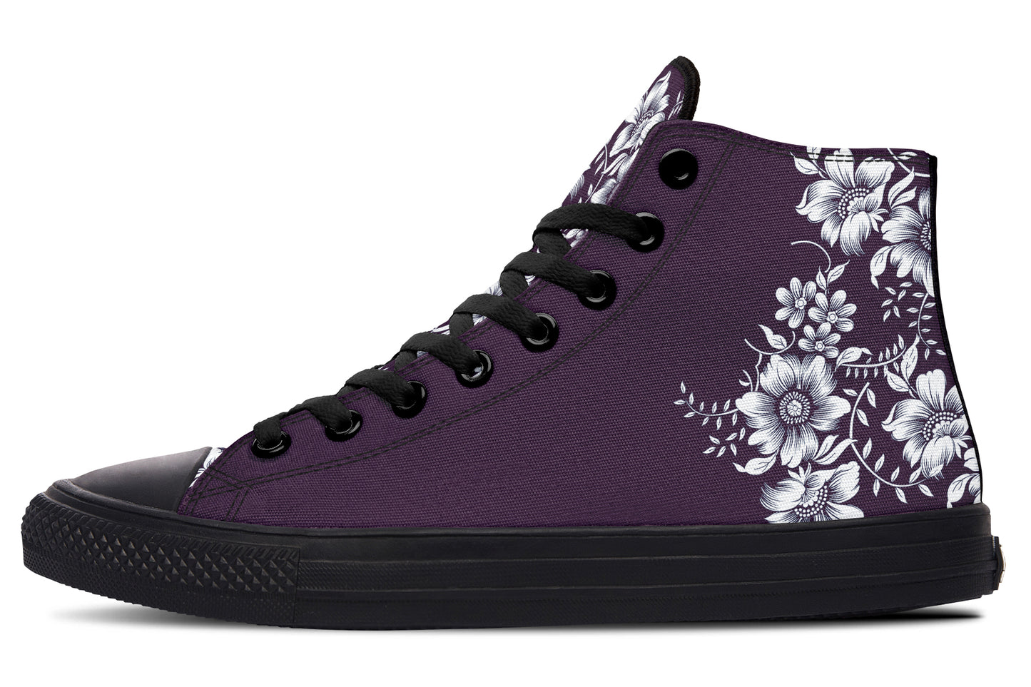 Royal Petal Purple High Top Sneakers