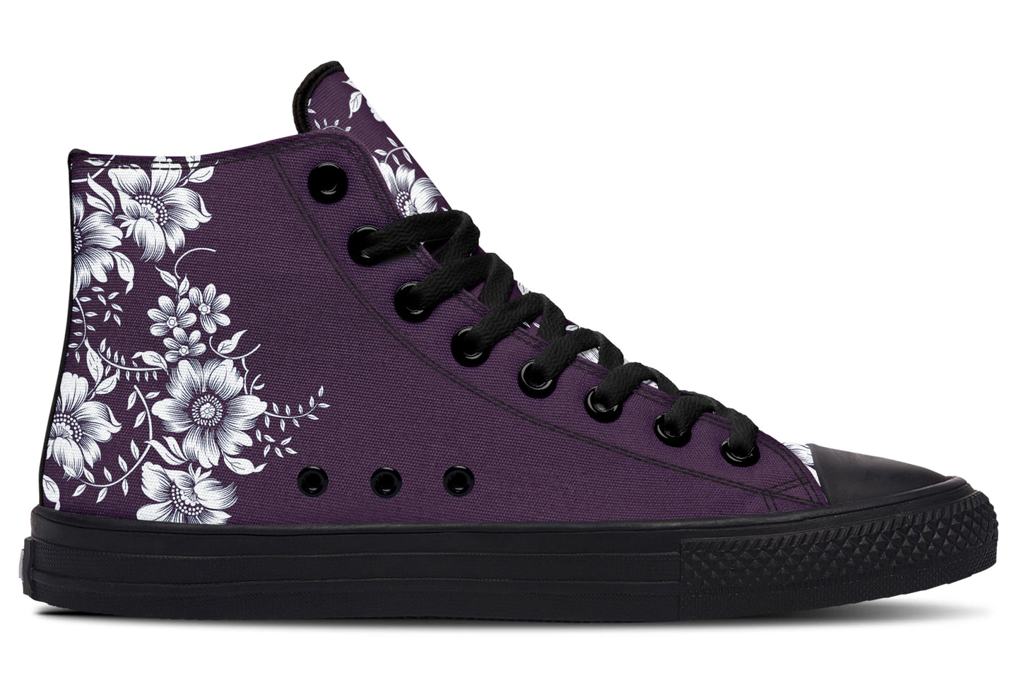Royal Petal Purple High Top Sneakers