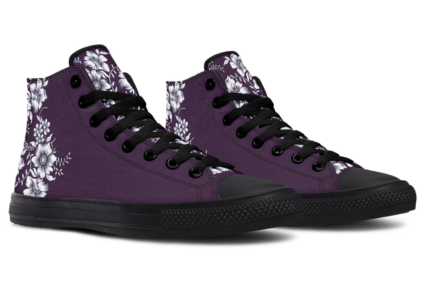 Royal Petal Purple High Top Sneakers