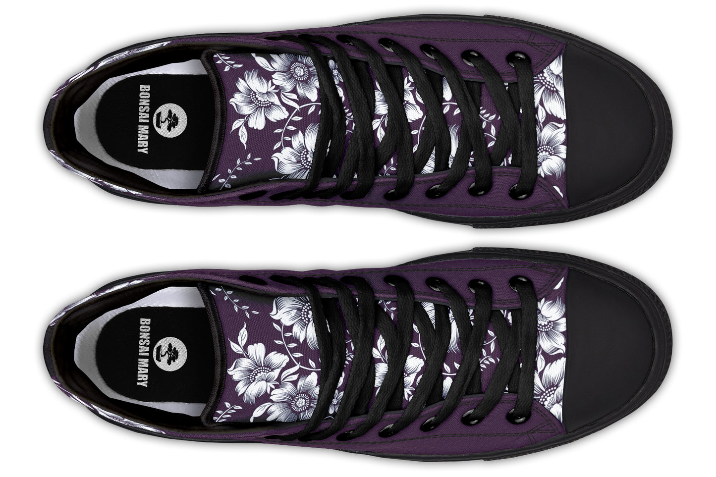 Royal Petal Purple High Top Sneakers