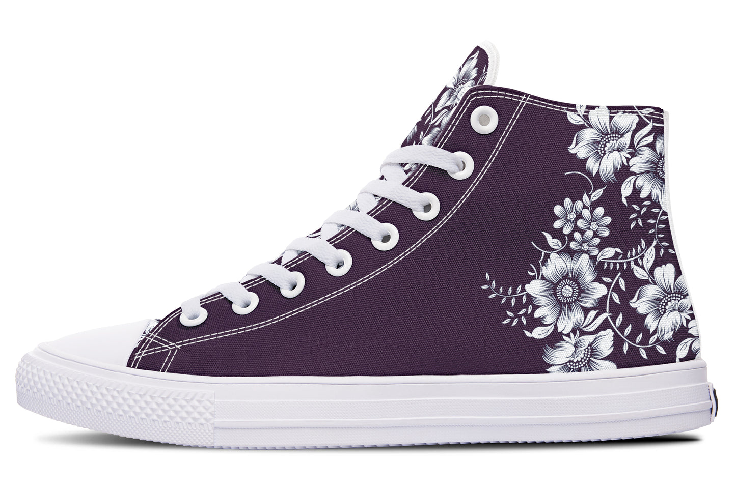 Royal Petal Purple High Top Sneakers