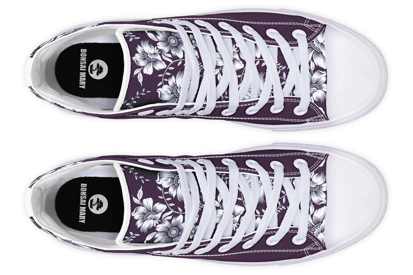 Royal Petal Purple High Top Sneakers