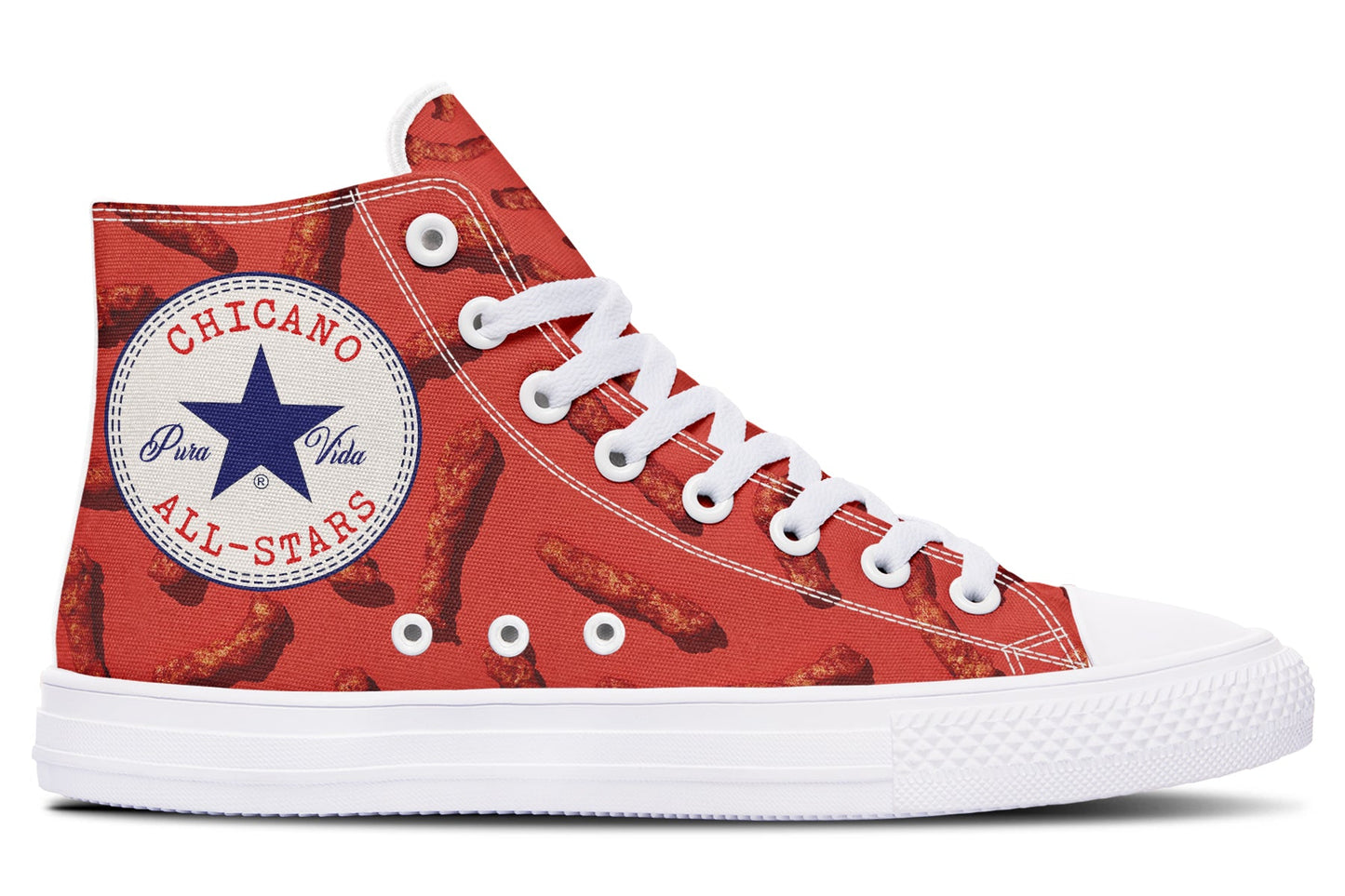 No Pica Hot High Tops ( Black or White Sole )