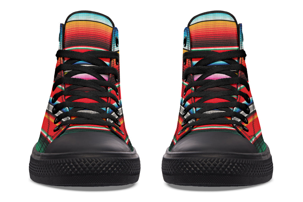 Serape High Tops ( Black or White Sole ) NEW DROP!!