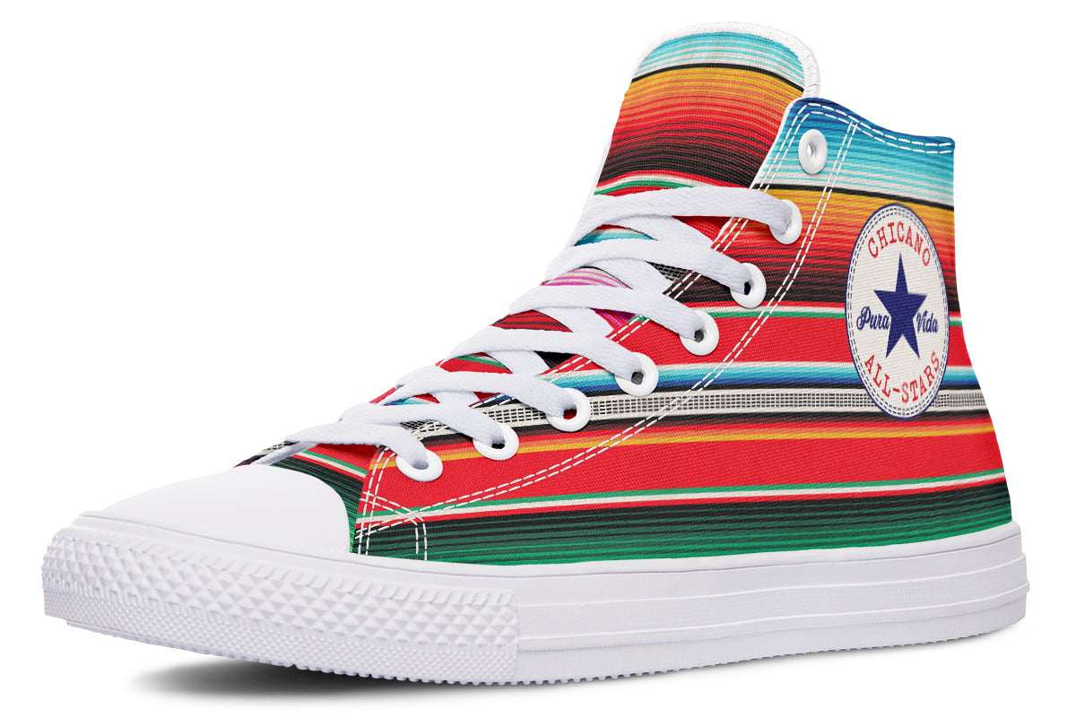 Serape High Tops ( Black or White Sole ) NEW DROP!!