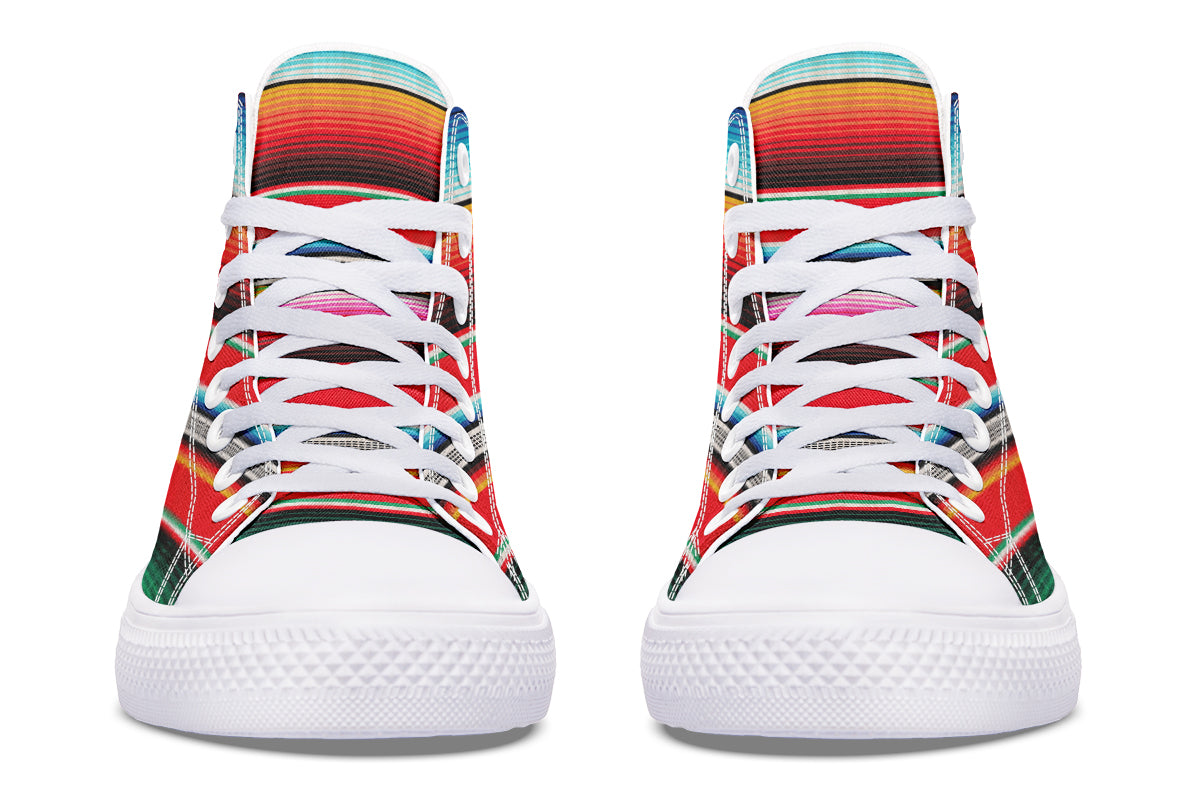 Serape High Tops ( Black or White Sole ) NEW DROP!!
