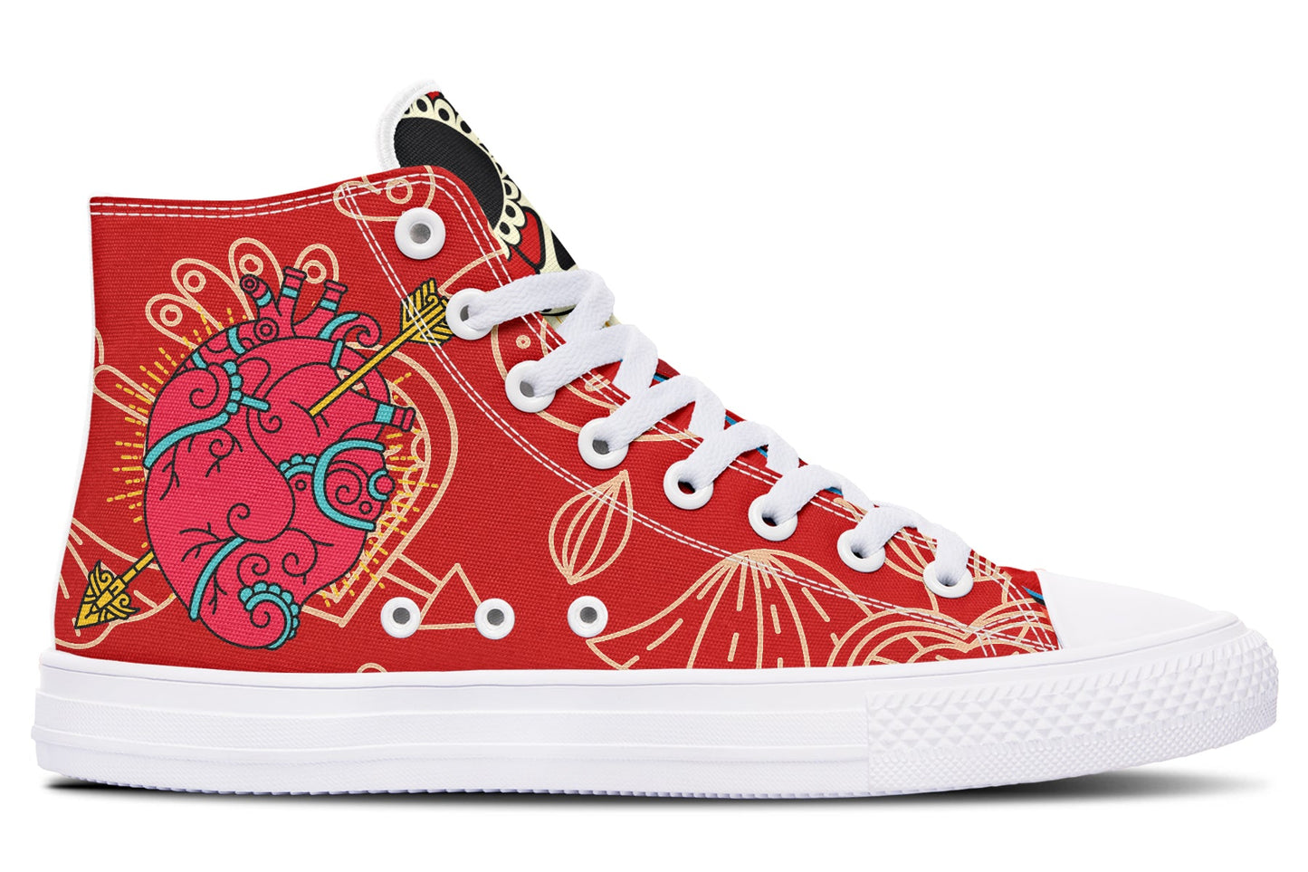 MEN'S Raza Corazon Vday High Tops ( Black or White Sole ) 2 For 1