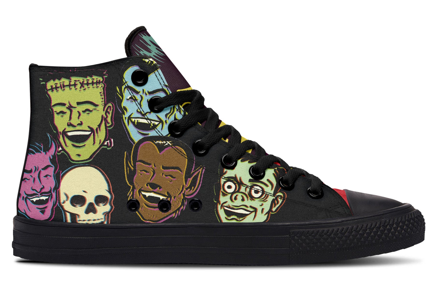 Vintage Monster High Tops ( Black or White Sole )