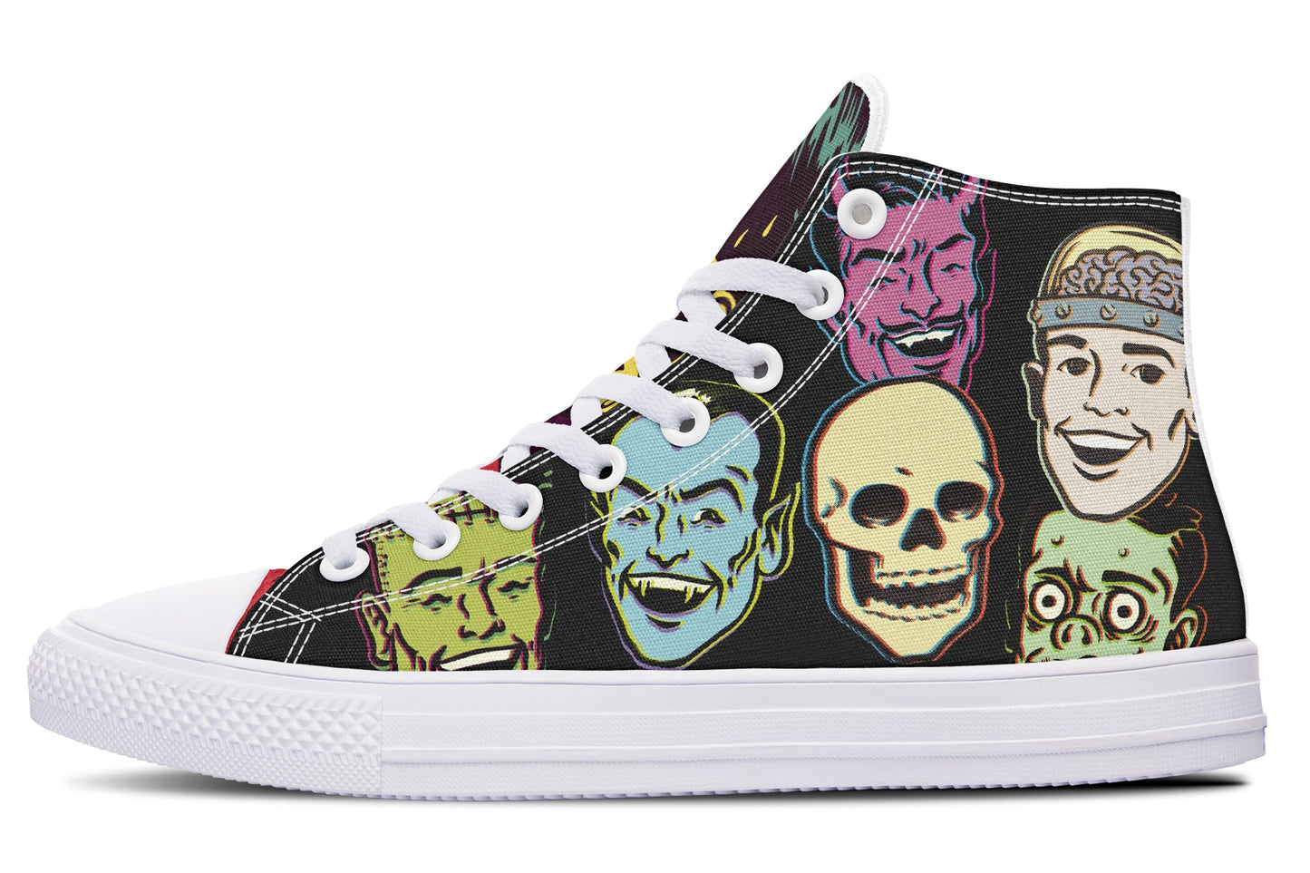 Vintage Monster High Tops ( Black or White Sole )