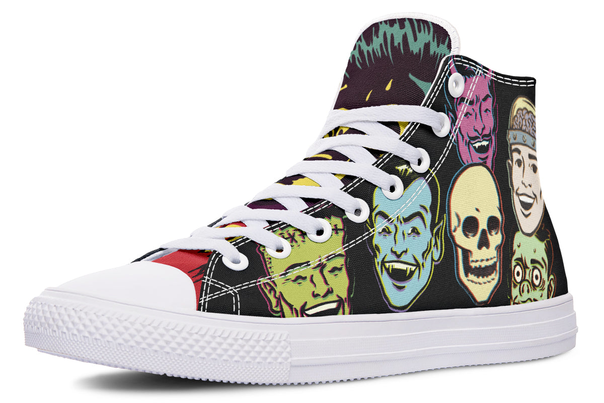 Vintage Monster High Tops ( Black or White Sole )