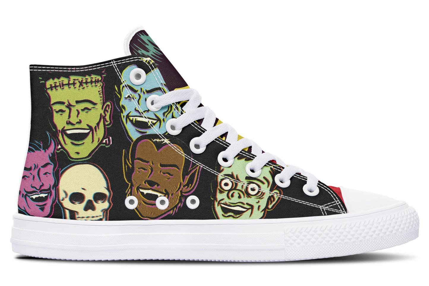 Vintage Monster High Tops ( Black or White Sole )