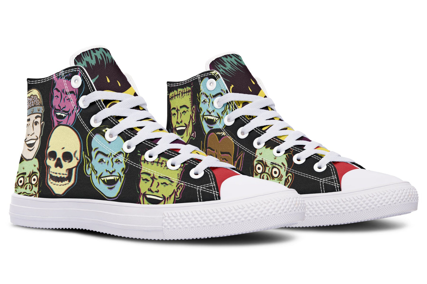 Vintage Monster High Tops ( Black or White Sole )