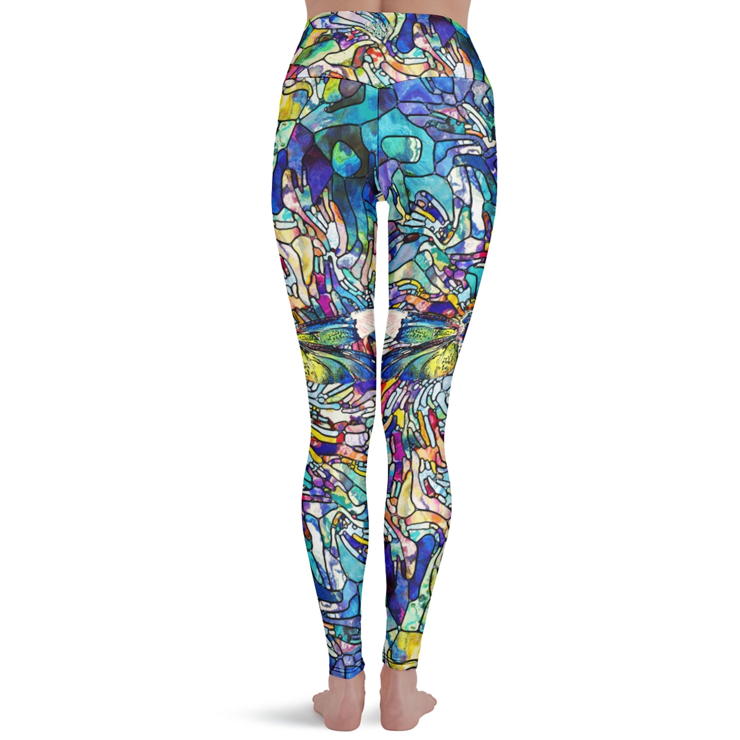 Activevibeleggings Stained Glass Dragonfly 39605 Y W V