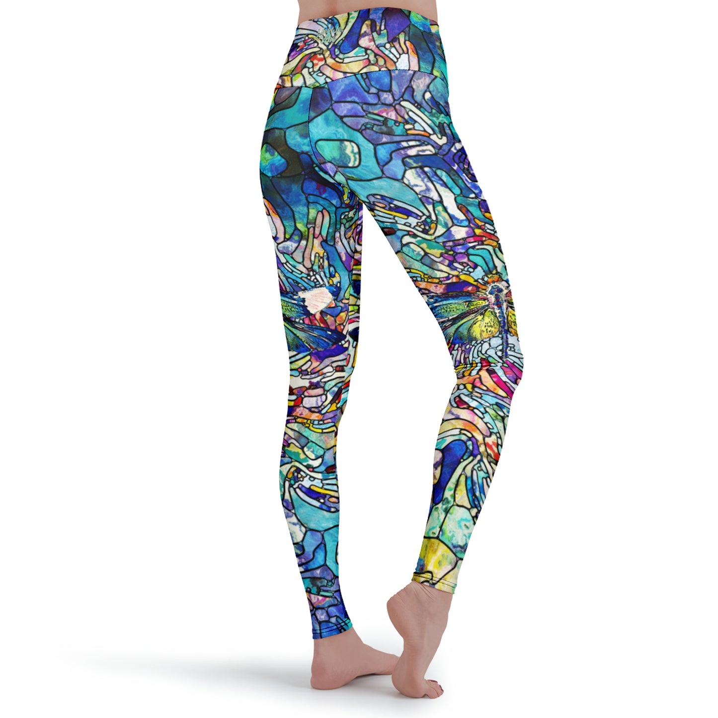 Activevibeleggings Stained Glass Dragonfly 39605 Y W V