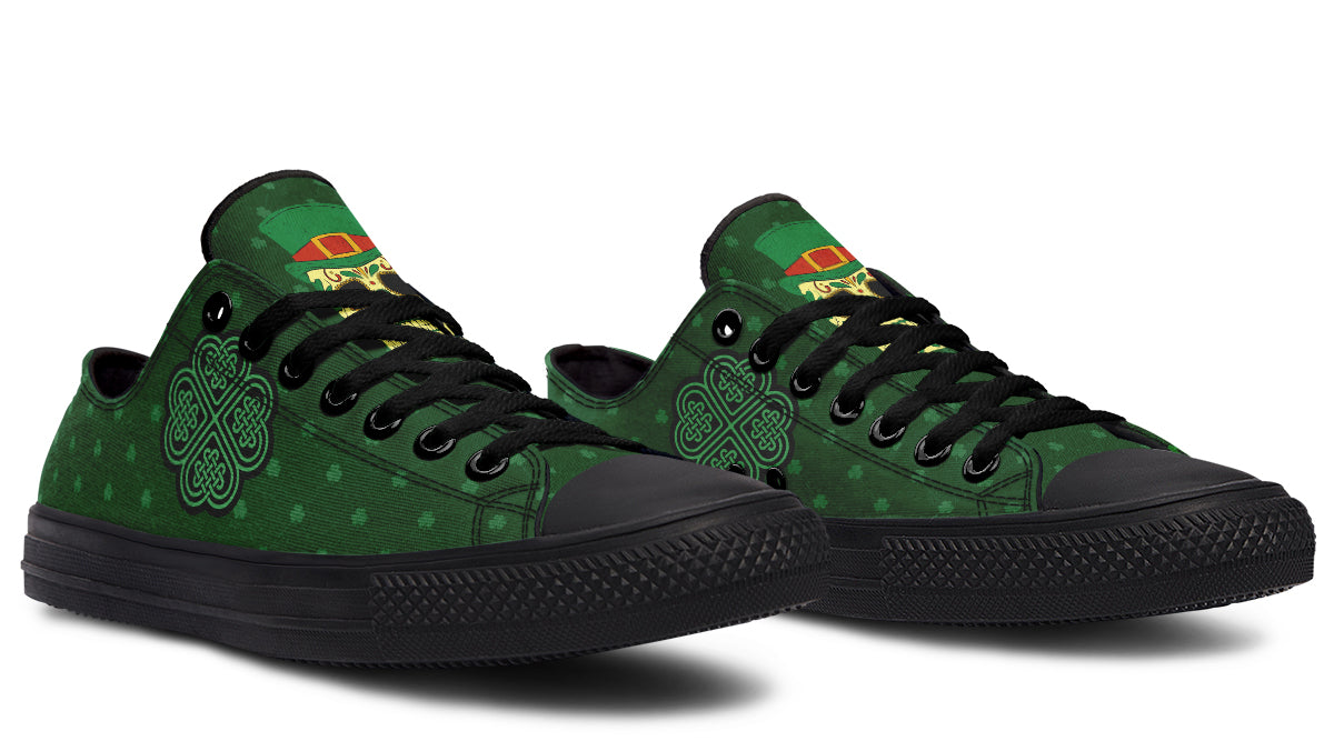 Celtic Skull 2024 Low Tops ( Black or White Sole ) v