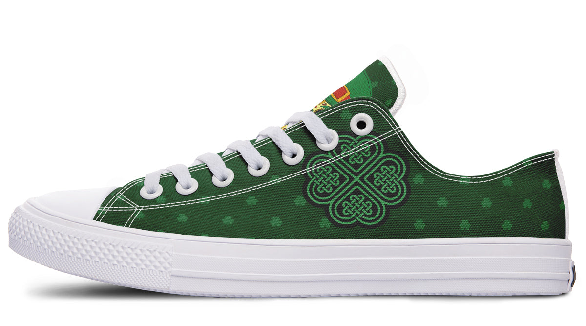 Celtic Skull 2024 Low Tops ( Black or White Sole ) v