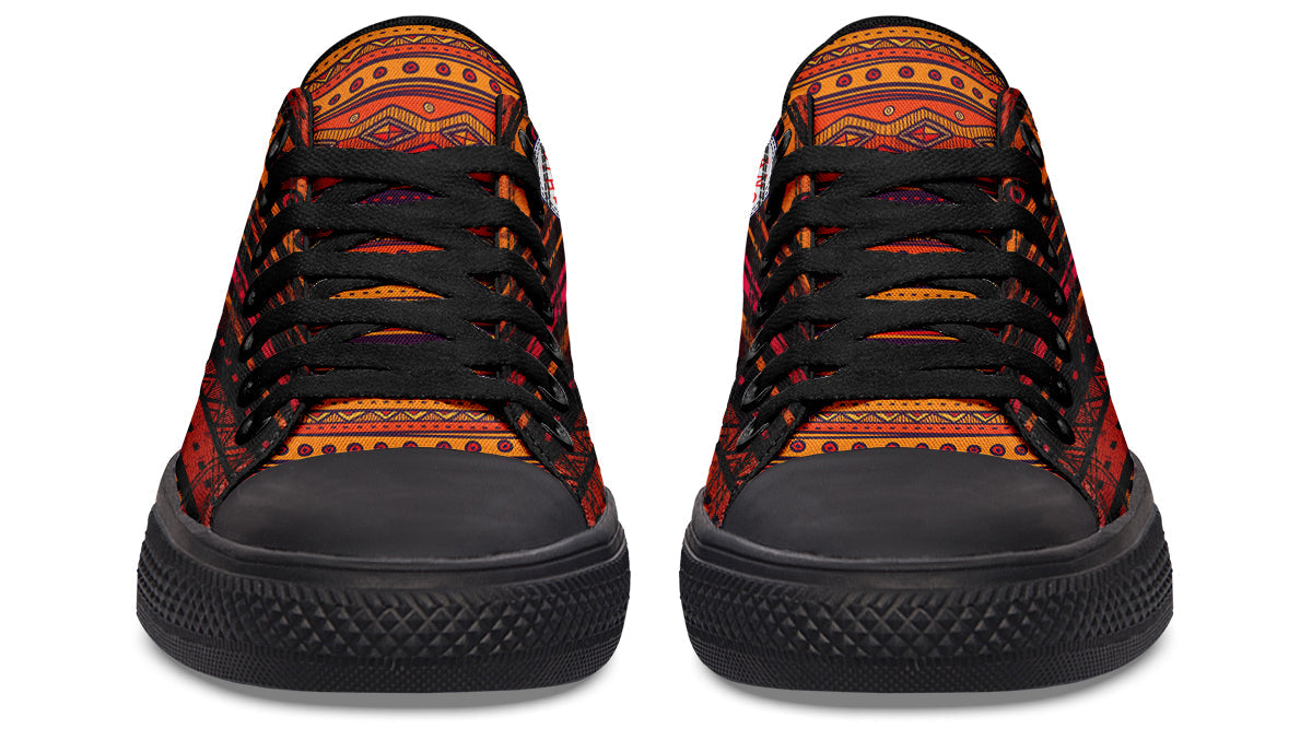 Chicano All Star Mayan Low Tops ( Black or White Sole )
