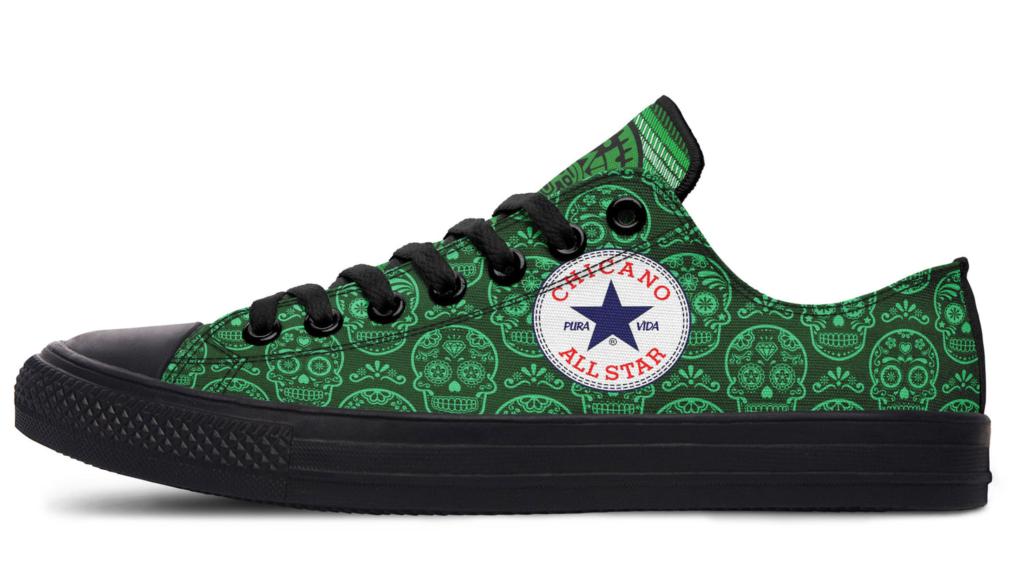 Chicano St Patrick 2024 Low Tops ( Black or White Sole ) 2 For 1