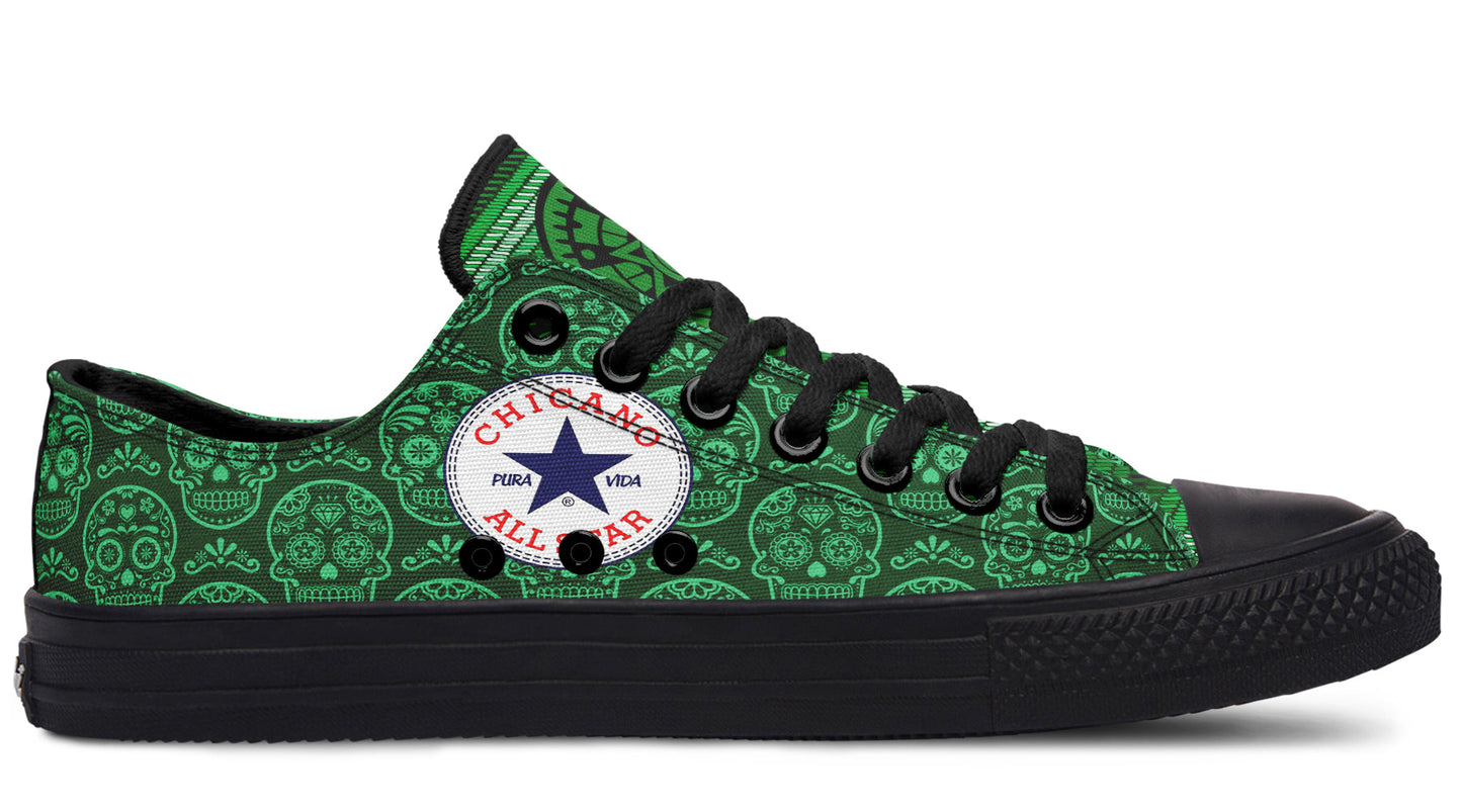 Chicano St Patrick 2024 Low Tops ( Black or White Sole ) 2 For 1