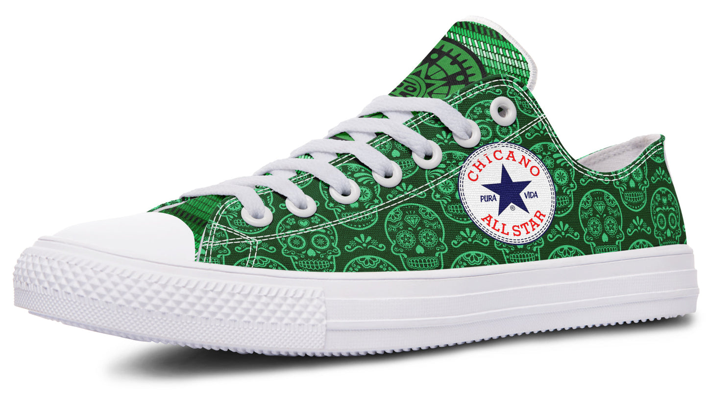 Chicano St Patrick 2024 Low Tops ( Black or White Sole ) 2 For 1