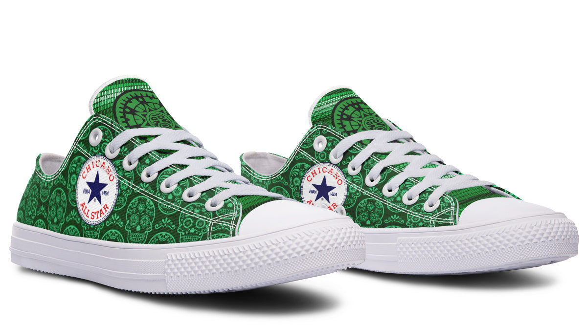 Chicano St Patrick 2024 Low Tops ( Black or White Sole ) 2 For 1