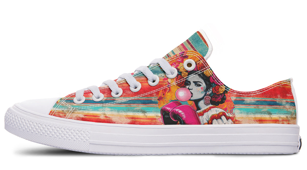 Chingona Low Tops ( Black or White Sole )
