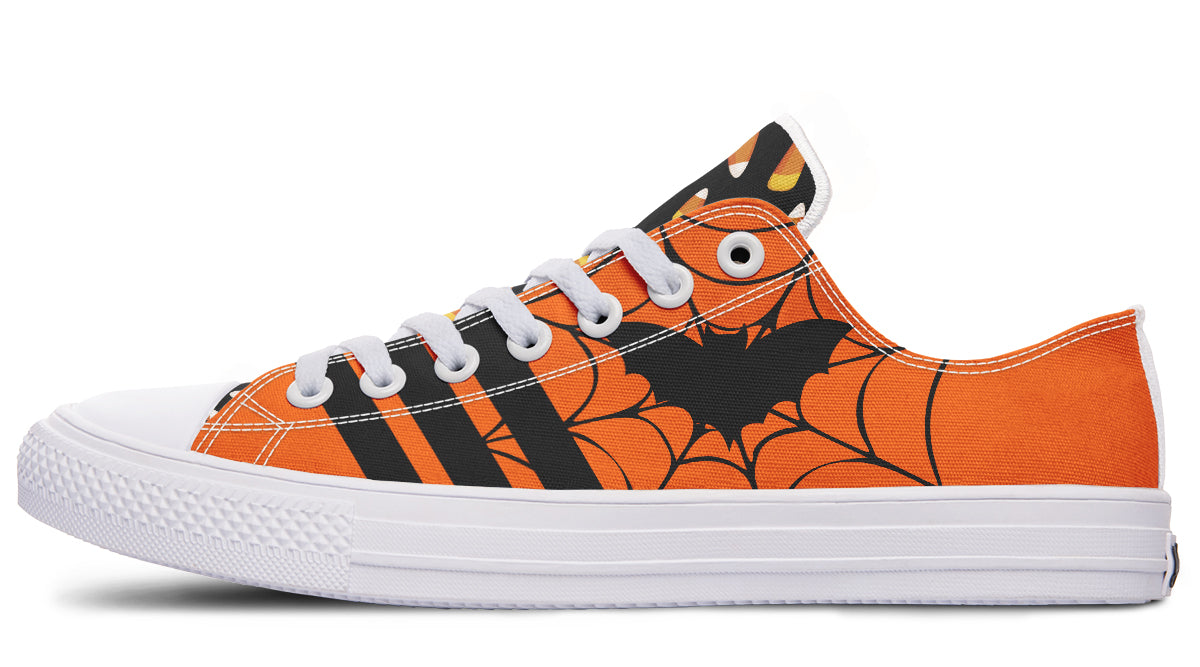 Classic Spooky Low Tops ( Black or White Sole )