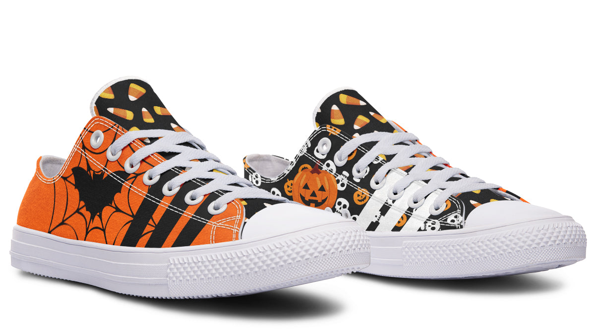Classic Spooky Low Tops ( Black or White Sole )