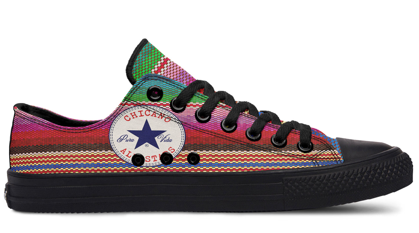 Digital Serape Low Tops ( Black or White Sole )