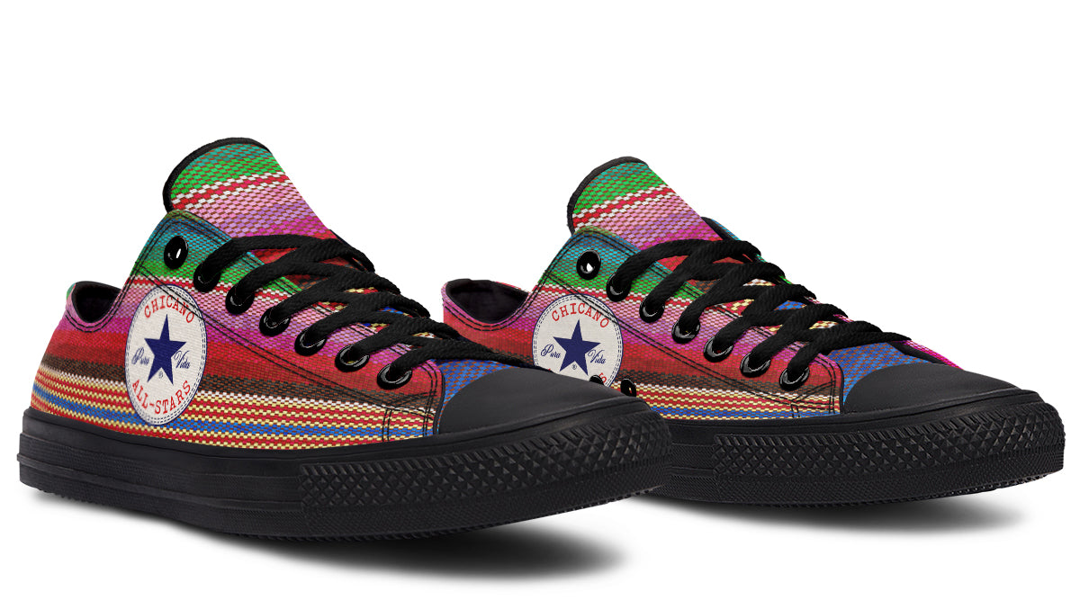 Digital Serape Low Tops ( Black or White Sole )