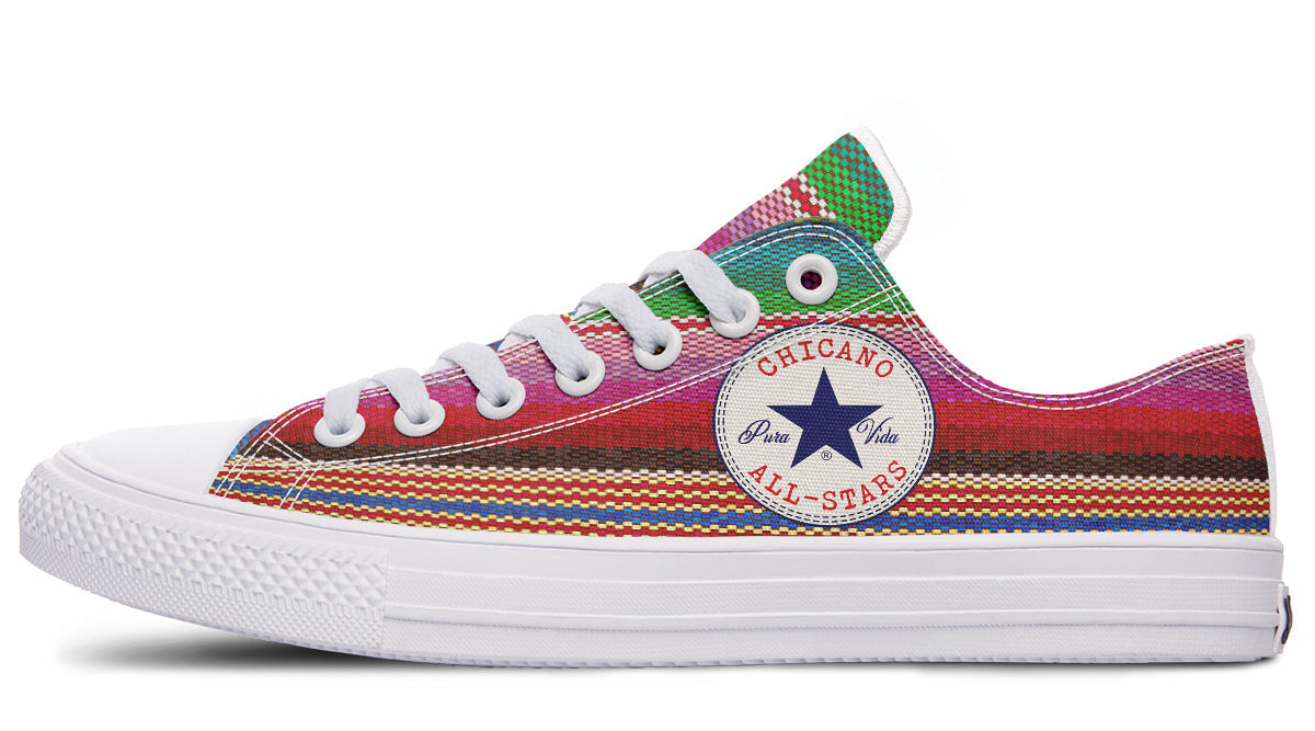 Digital Serape Low Tops ( Black or White Sole )