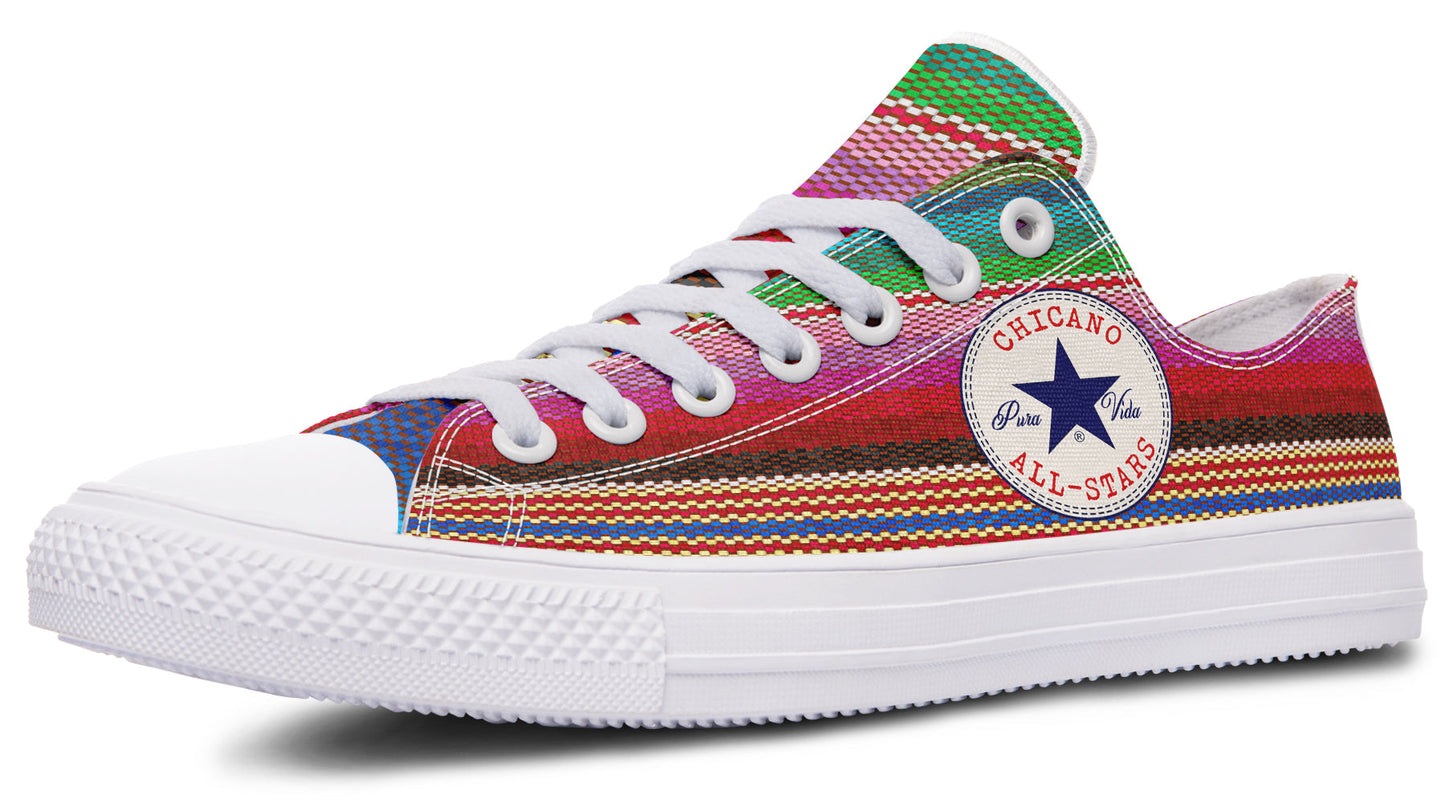 Digital Serape Low Tops ( Black or White Sole )