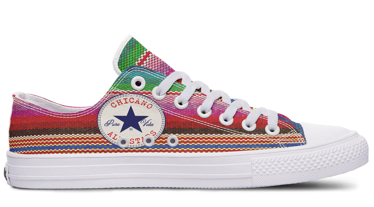 Digital Serape Low Tops ( Black or White Sole )